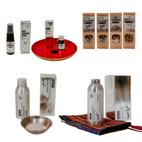Persian Ritual | Complete East to West Ritual: Sefidab® Face + Body + Sormeh® + Brow + Damnoosh™ Collection